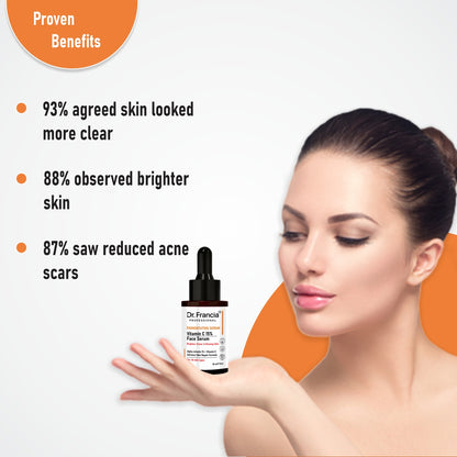 Dr. Francia Professional 15% Vitamin C Face Serum for Glowing Skin